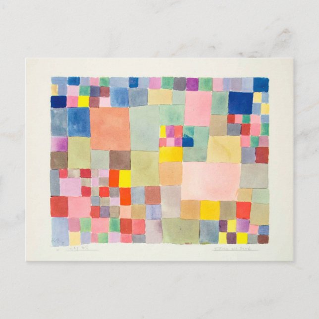 Paul Klee , Flora on sand Vykort (Framsida)