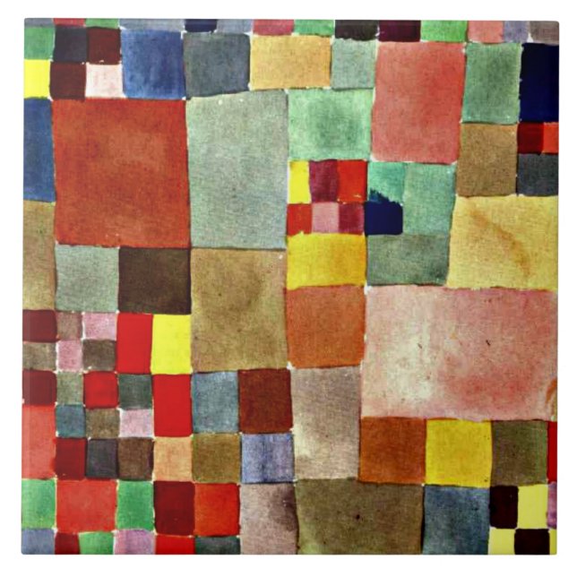 Paul Klee - Flora på Sand Kakelplatta (Framsidan)