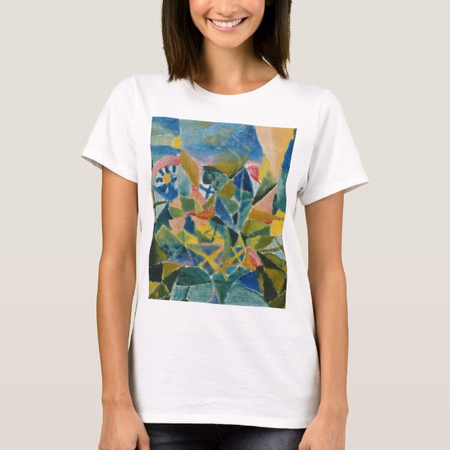 Paul Klee - Flower Bed T Shirt (Framsida)
