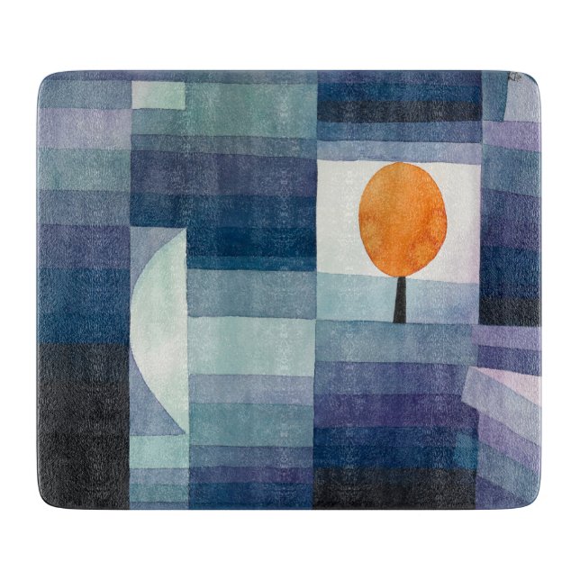 Paul Klee Förebud om Höstblå Modern Abstrakt (Framsidan)