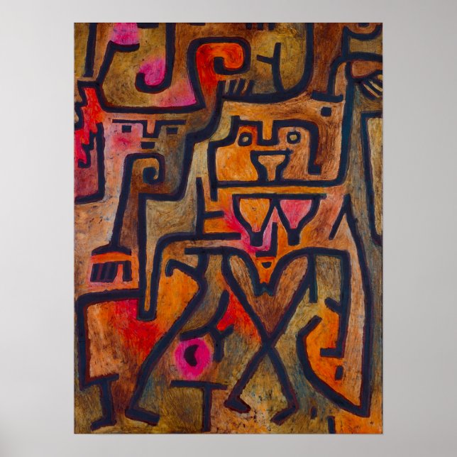 Paul Klee Forest Witch Poster (Framsidan)