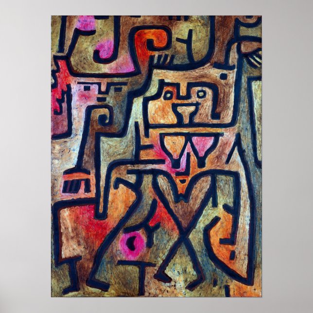 Paul Klee Forest Witches Poster (Framsidan)