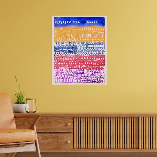 Paul Klee - Gammal Stad,  Poster (Vardagsrum 2)