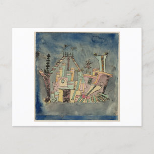 Paul Klee, "Garden on Debris" 1923 Vykort