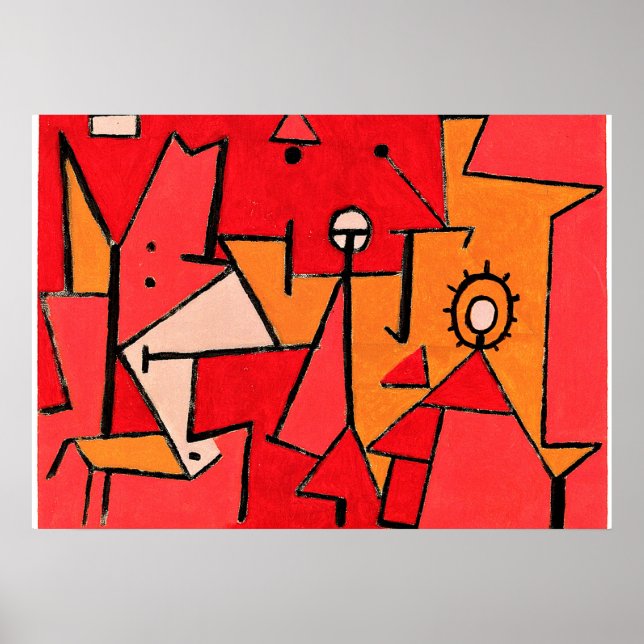 Paul Klee-grafik, Heat Poster (Framsidan)