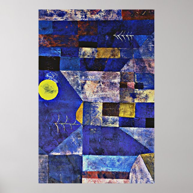 Paul Klee-grafik, Moonlight Poster (Framsidan)