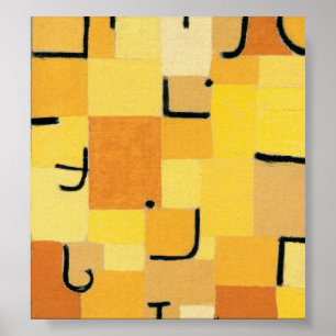 Paul Klee - Gult för tecken Poster