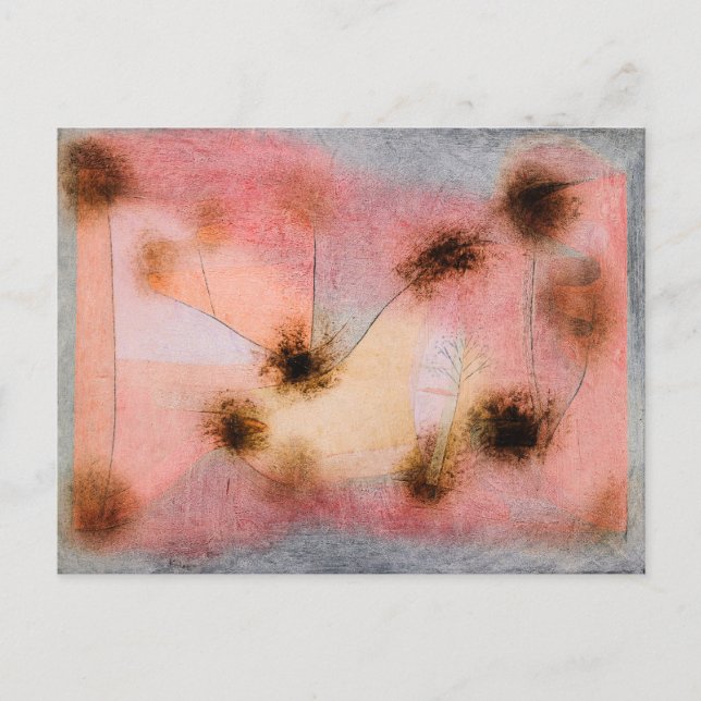Paul Klee - Härdiga växter Vykort (Framsida)