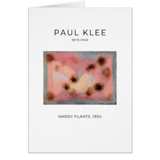 Paul Klee, Hardy Plants (1934) - Fine Art Card OBS Kort