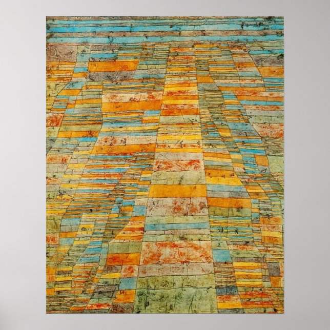 Paul Klee Highway och byways Poster (Framsidan)