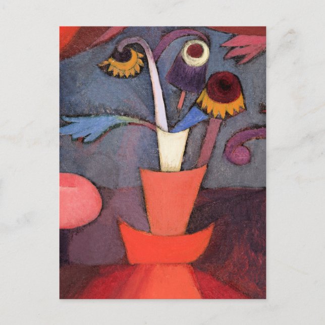Paul Klee, Höstblomma, Vykort (Framsida)