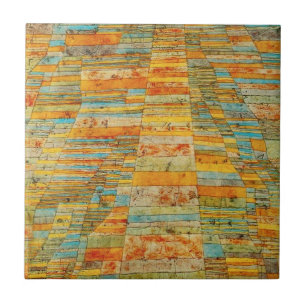 Paul Klee huvudvägar och Byways belägger med teg Kakelplatta