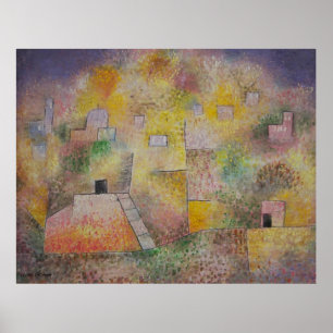 Paul Klee Jard i österlänning Poster