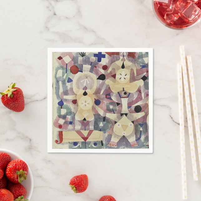Paul Klee, Karneval i snö, Pappersservett (Insitu)