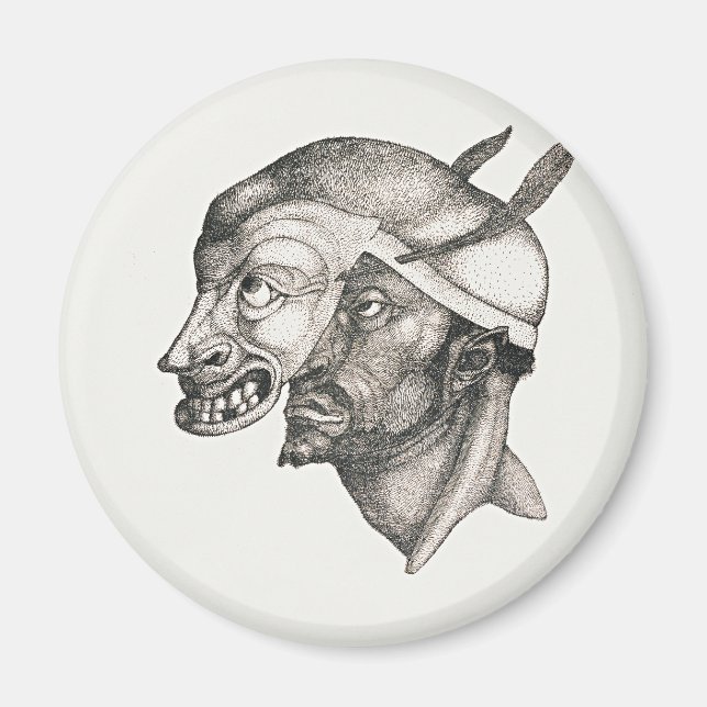 Paul Klee konst, Komiker, Magnet (Framsidan)