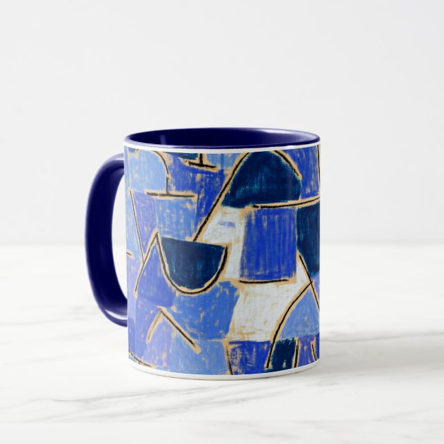 Paul Klee konstverk, Blå Natt Mugg (Framsida vänster)