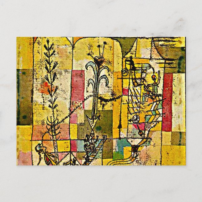 Paul Klee-konstverk, Hoffmanns Tale Vykort (Framsida)