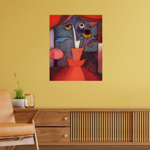 Paul Klee konstverk, Höstblomma, Poster
