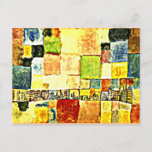 Paul Klee-konstverk, Neuer Stadtteil i M Vykort