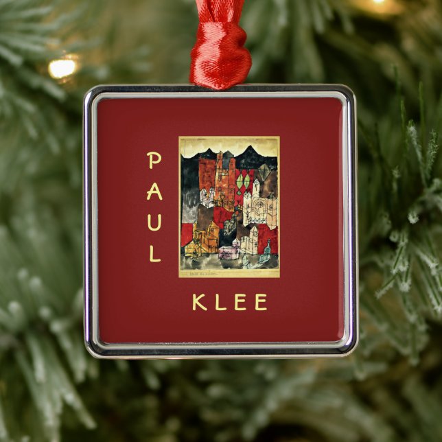 Paul Klee - Kyrkornas stad Julgransprydnad Metall (Träd)