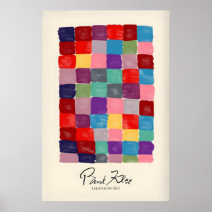 Paul Klee L univers De Klee Färgglada rutor Poster