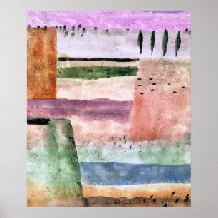 Paul Klee, Landskap med popplar, Poster
