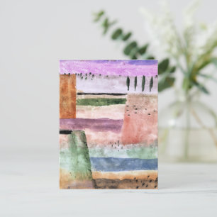 Paul Klee, Landskap med popplar, Vykort