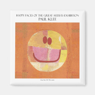 Paul Klee lycklig ansiktemagnet Magnet