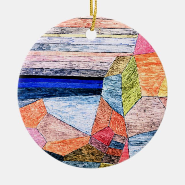 Paul Klee-målning, Promontorio Ph. Julgransprydnad Keramik (Framsidan)