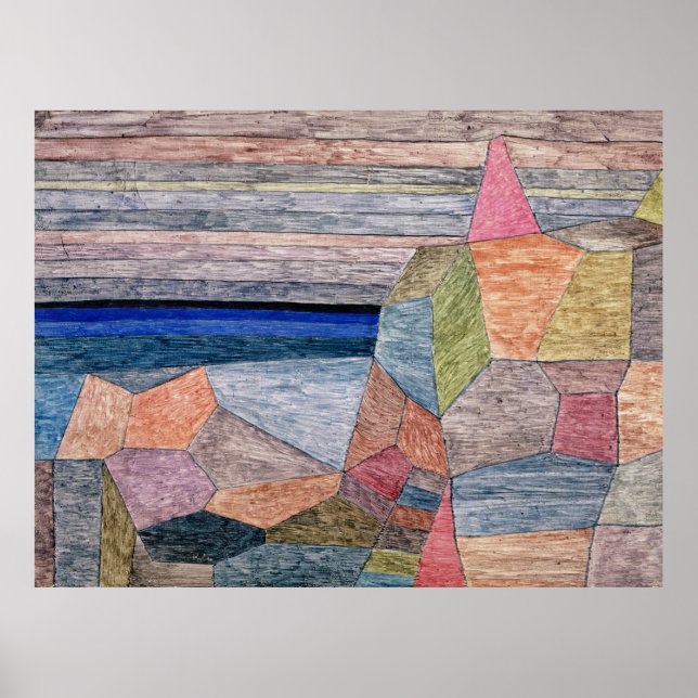 Paul Klee-målning, Promontorio Ph.m. Poster (Framsidan)