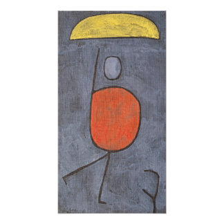 Paul Klee med paraply expressionistisk finkonst Fototryck