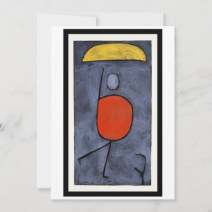 Paul Klee - Med paraply Julkort