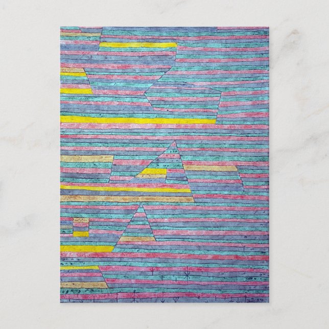 Paul Klee Monuments vid G. Vykort (Framsida)