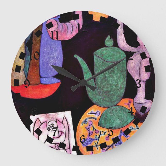 Paul Klee: Namnlös (still Life) Stor Klocka (Framsida)