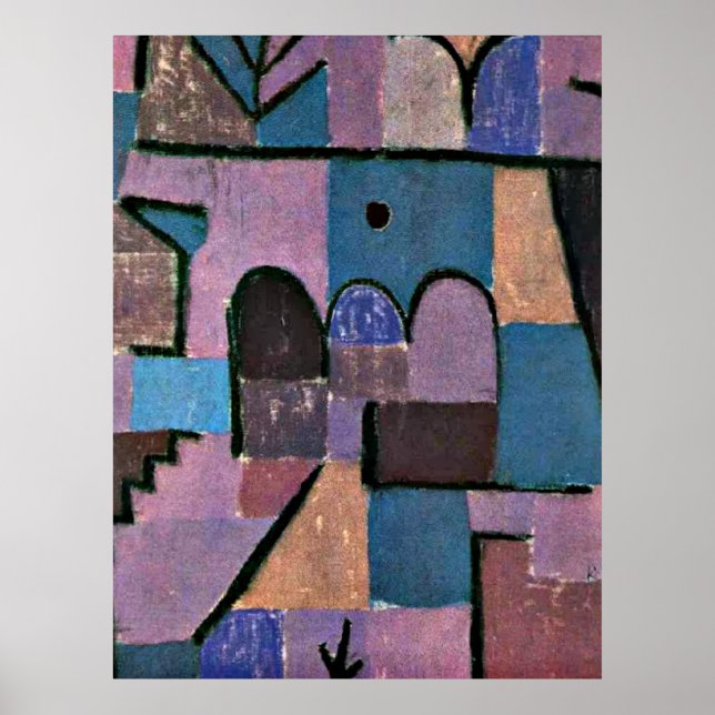 Paul Klee, Oriental Garden Poster (Framsidan)
