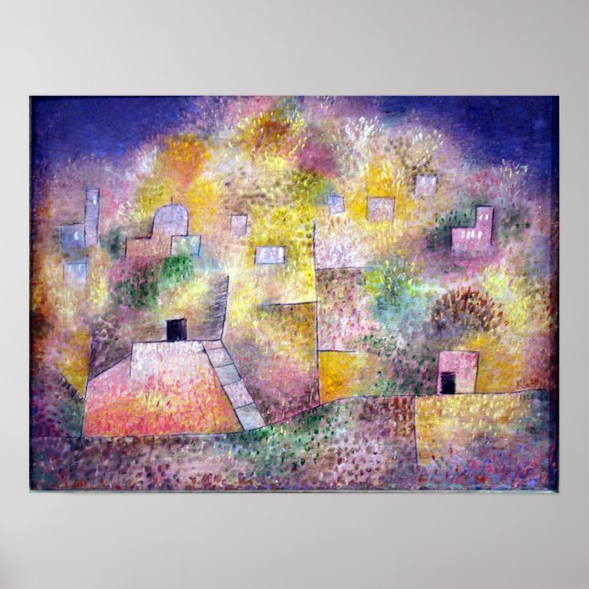 Paul Klee Oriental Pleasure Garden Poster (Framsidan)