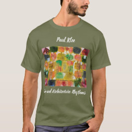 Paul Klee Painting Träd och Architecture Rhythms T Shirt