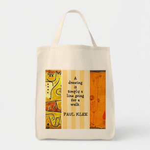 Paul Klee Paintings and Quotation Tygkasse
