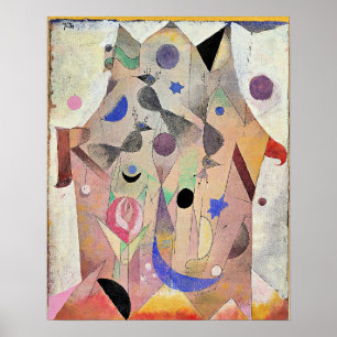 Paul Klee - Persiska näktergalar, Poster