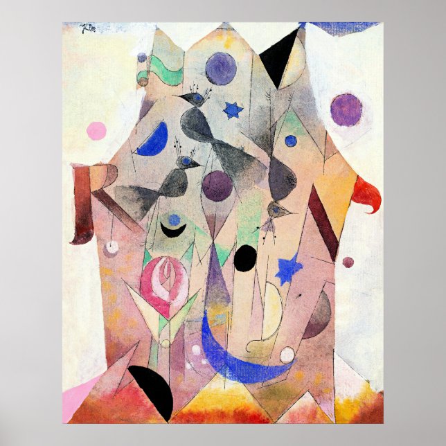 Paul Klee - Persiska Näktergalar Poster (Framsidan)