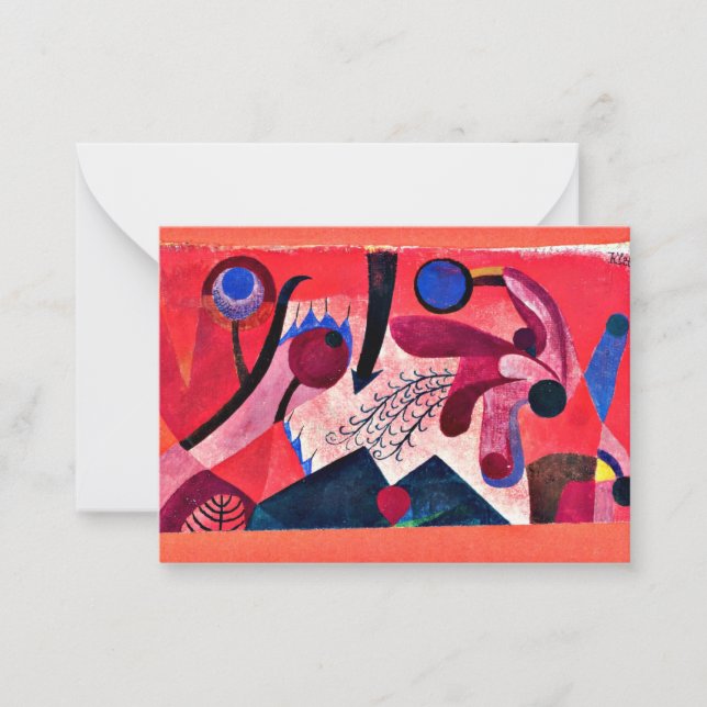 Paul Klee - Poisonous Berries Anteckningskort (Framsida)