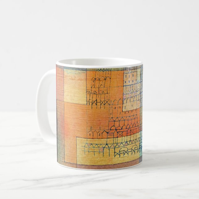 Paul Klee, Polyfonisk arkitektur,  Kaffemugg (Framsida vänster)