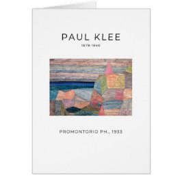Paul Klee, Promontorio Ph. (1933) - Konstkort OBS Kort