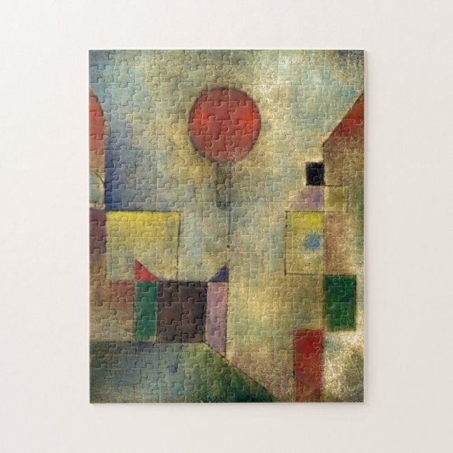 Paul Klee Red Ballon Abstrakt Pausning Pussel (Vertikal)