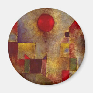 Paul Klee Red Balloon Art Print Abstrakt Magnet