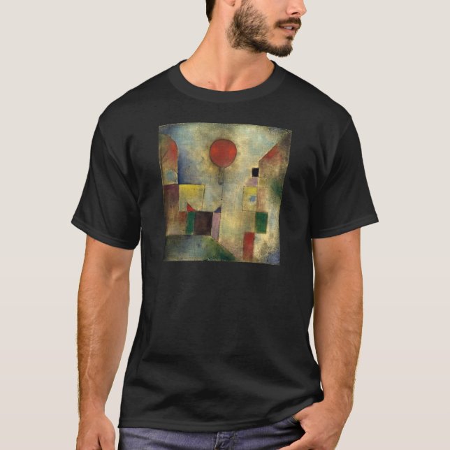 Paul Klee Red Balloon Tee Shirt (Framsida)