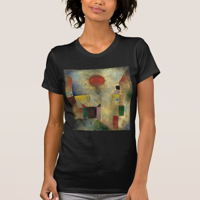 Paul Klee Red Balloon Tee Shirt (Framsida)