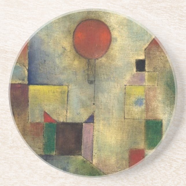 Paul Klee Red Balloon Underlägg (Framsidan)