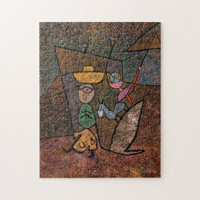 Paul Klee reser runt i cirkusen Pussel (Vertikal)