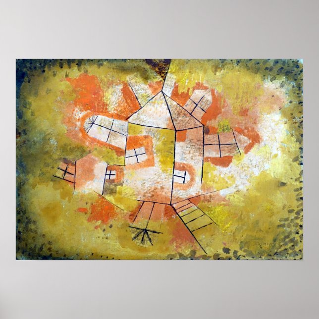 Paul Klee Revolving House Poster (Framsidan)